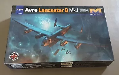 HK Models 1/48 Scale Avro Lancaster B.Mk.1 Model Kit New Sealed Hong Kong Model • £80