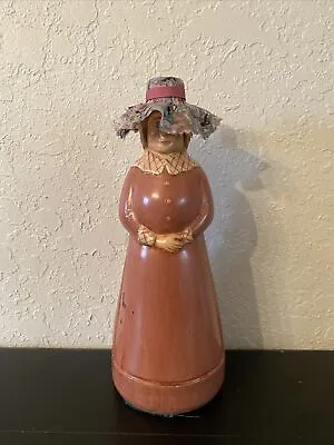 Vintage Mrs Butterworth 10” Bottle Hand Painted Folk Art • $20
