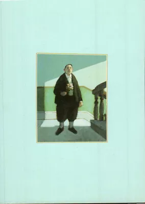 Michael Sowa Artist Man With Flowers 5271 Inkognito Vintage Postcard 4550 • $6.99