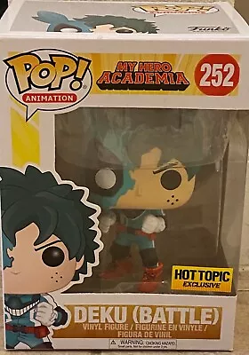 Funko Pop! My Hero Academia - Deku (Battle) #252 - Hot Topic Exclusive • $7.99