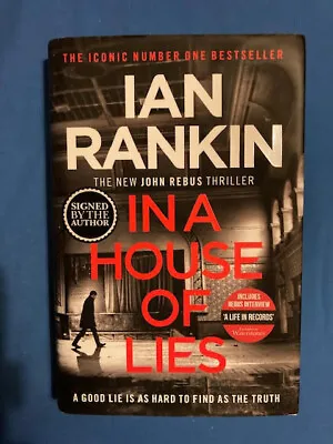 In A House Of Lies. Ian Rankin. Signed 1st. • £11