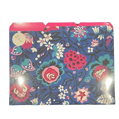 Vera Bradley Bloom Berry Set / 4 File Folders NEW • $11.78