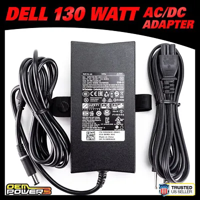 GENUINE DELL G5 15 5587 G7 15 7588 Gaming Laptop 130W AC Power Adapter Charger • $25.89