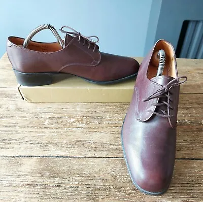 £48 • Buy Sanders Men's Brown Leather Shoes Vintage 1992 Size 6.5 Superb Condition 