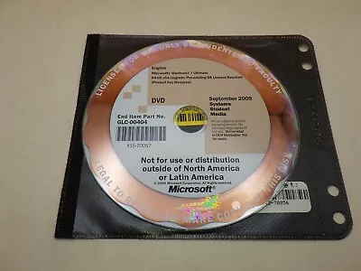 Desktop Computer DVD Disc 64bit Windows 7 Ultimate Upgrade Disc College Student • $29.99