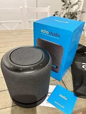 Amazon Echo Studio Smart Speaker - Charcoal • £94