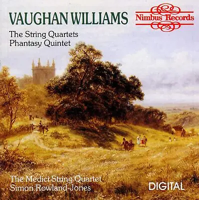 Ralph Vaughan Williams: String Quartet 1 2 Phantasy Quintet CD Album NEW Sealed • £6.68