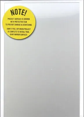 Rectangle Acrylic Plastic Mirror Sheet 6 X 9 Inches Easy To Cut Unbreakable • $6.49