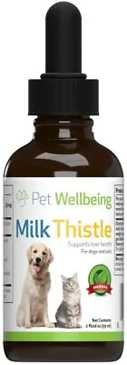$40.95 • Buy Pet Wellbeing Milk Thistle Healthy Liver Function In Dogs 2oz.