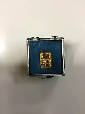 Vintage White Castle Restaurant Gold Tone 1 Year Service Pin New Old Stock • $10