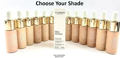 Clarins Skin Illusion Broad Spectrum SPF 15 Sunscreen Foundation 15ml Tester • $12