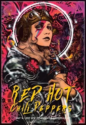 $45 • Buy The Red Hot Chili Peppers 2017 Variant Concert Poster RARE