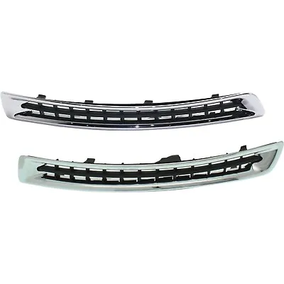 Bumper Grille Set For 2007-2014 Volvo XC90 Front Driver And Passenger Side Outer • $70.93