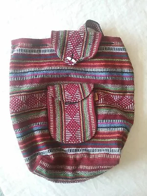 Pinzon Made In Mexico Colorful Weaved 18  Backpack       C2 • $18.99