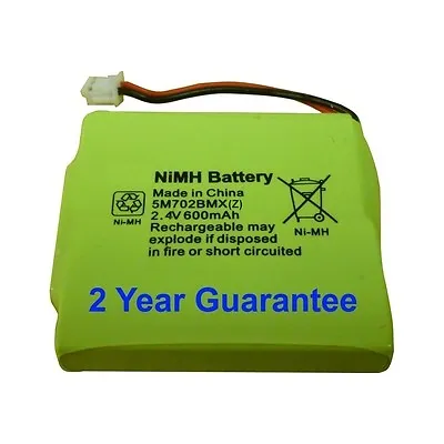 £4.95 • Buy Rechargeable Battery Pack For BT Verve 450 410 Cordless Phones 2.4V 600mAh NiMH