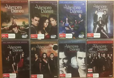 THE VAMPIRE DIARIES Season 1 2 3 4 5 6 7 8 THE COMPLETE SERIES DVD Region 4 • $50