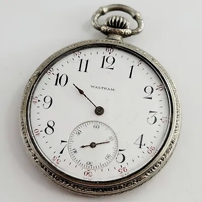 1896 Waltham Usa Grade 210 Antique Mechanical Pocket Watch Art Deco Vintage  • £70