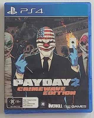 PAYDAY 2 Crime Wave Edition - Sony Playstation 4 PS4  • $19.97