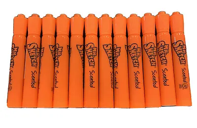 Mr. Sketch Chisel Tip Scented Markers Orange Pack Of 12 New - Orange Scent • $9.95