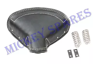 Lycett Black Leather Front Solo Seat Complete Bsa C11G • $312.15