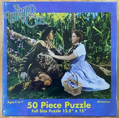 Pressman ~ The Wizard Of Oz ~ 50 Piece Jigsaw Puzzle ~ Brand New ~ Sealed • $17.89