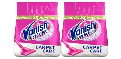 Vanish Oxi Action Carpet Stain Remover Powder Carpet Cleaner650 G (Pack Of 2) • £39.59