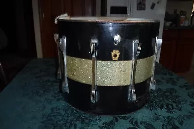 Vintage 1960s Ludwig Marching Band Snare Drum W/ Gold  Chicago Badge • $140