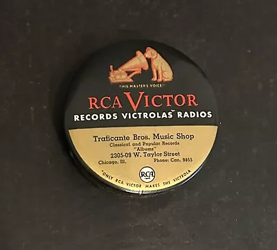 Vintage RCA Victor Record Duster Cleaner Brush Nipper Traficante Bros. - Chicago • $19.95