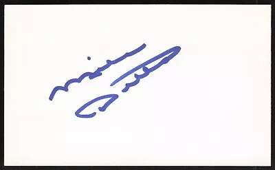 Mike Ditka Bears HOF Signed Auto Autograph 3x5 Index Card Authentic • $20