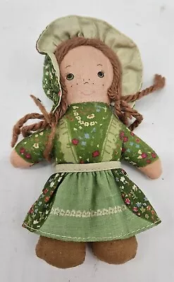 Vintage 1976 Knickerbocker Holly Hobbie Rag Doll Amy 5” • $12