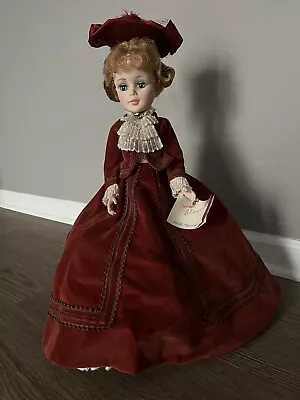 Mme Alexander 1987 Sarah Bernhardt Doll #2249 Velvet Dress 21  Good Condition. • $40