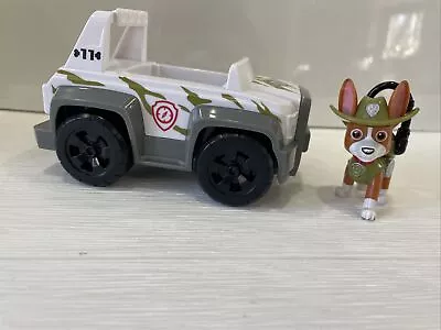 $15.80 • Buy Paw Patrol Tracker Vehicle Jeep & Figure From Jungle Rescue Monkey Temple HTF