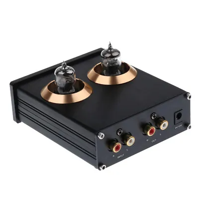 Audio Mini 6J1 Valve & Vacuum Tube Pre-Amplifier Stereo HiFi Buffer Preamp • £44.12