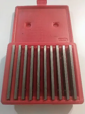 Machinest Tools MHC Thin Parallel Bar Set Of 10 Pair 1/8  X 6  Tool Precision   • $26.99