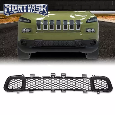 Fit For 2014-2018 Jeep Cherokee 68203216AA Front Bumper Lower Grille Grill Black • $21.59