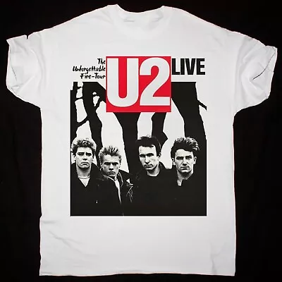 Rare U2 The Unforgettable Fire Tour White Men T Shirt S To 3XL Gift Fans • $18.99