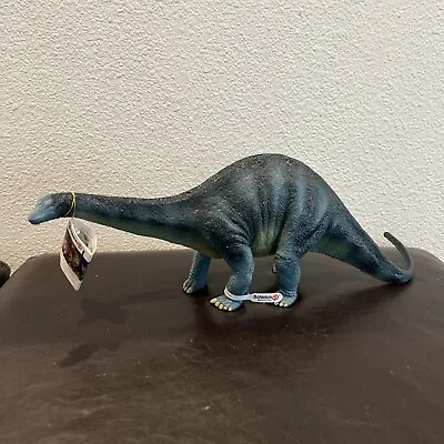 Vintage 1997 Schleich Apatosaurus Dinosaur Large Dino Figure Heavy W Mini Man • $62.02