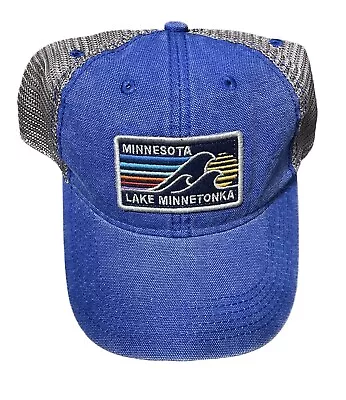 Minnesota Lake Minnetonka Embroidered Patch Adjustable Trucker Hat New! • $24.99