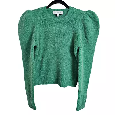 Derek Lamb 10 Crosby Locken Alpaca Wool Bleed Puff Sleeve Sweater • $50