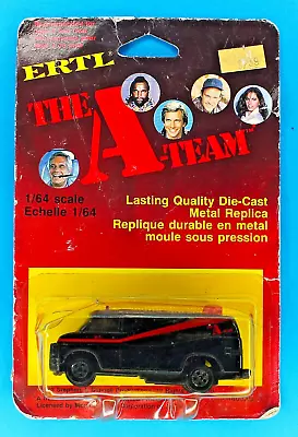 1983 ERTL The A-Team GMC Black Die Cast Van 1:64 Mr. T • $19.95