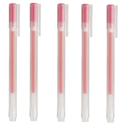 Made In JAPAN MUJI Gel Ink Ballpoint Pen Cherry Blossoms 0.5mm X 5 • $6.63