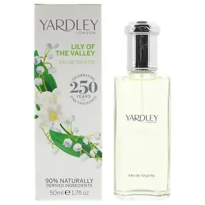 Yardley Lily Of The Valley Eau De Toilette 50ml Spray For Her - NEW. EDT • £11.35