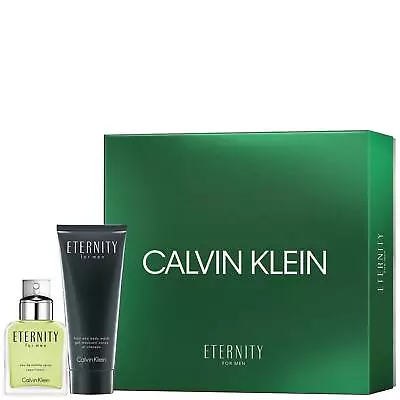 Calvin Klein Eternity Men Gift Set - 50ml EDT + 100ml Shower Gel; BRAND NEW • £46