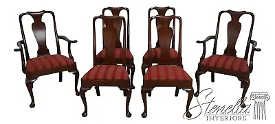 L62567EC: Set Of 6 KITTINGER Old Virginia Mahogany Dining Room Chairs • $2395