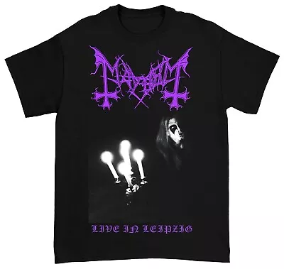 MAYHEM Cd Cv LIVE IN LEIPZIG Official SHIRT XXL New Mysteriis Chimera Ordo Grand • $31.99