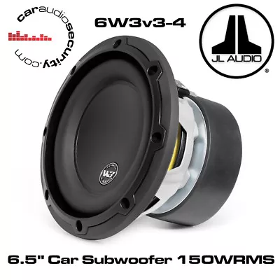 £299.99 • Buy JL Audio - JL 6W3v3-4  - 6.5  Car Subwoofer 4 Ohm Car Sub Subwoofer 150W RMS