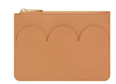 $39.95 • Buy OROTON Fleur Zip Pouch In Toffee NWT