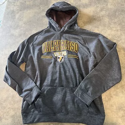 Colosseum Valpo Crusaders Hoodie Men's 2XL Gray Hooded Sweatshirt MISSING STRING • $19.95