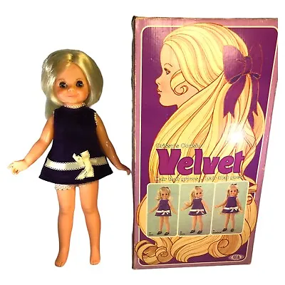 IDEAL 1970 Chrissy’s Cousin Velvet Doll With Box And Original Outfit • $99.99