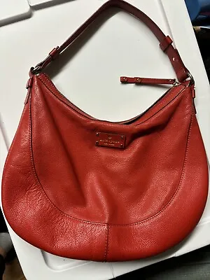 Kate Spade New York Red Leather Shoulder Bag Purse • £15.82